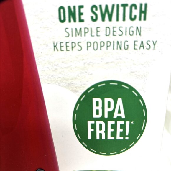 GreenLife Electric Hot Air Corn Popper w/ Measuring Cup & Butter Melting Tray - Picture 10 of 13